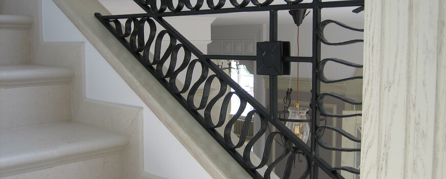 Металлические перила лофт купить в Минске - Лестничные ограждения в стиле loft